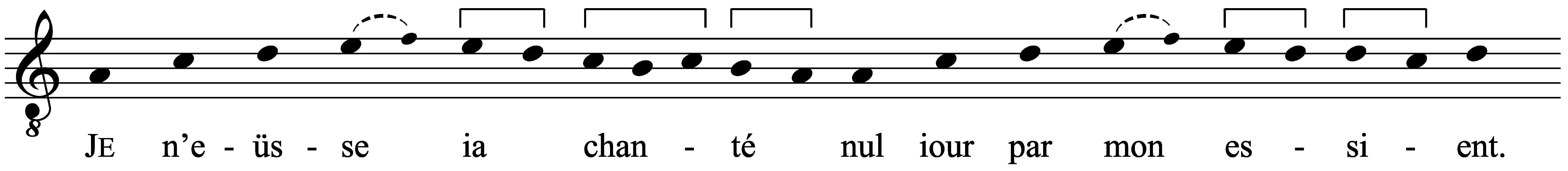 Work musical notation